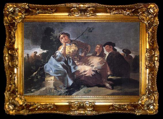 framed  Francisco Goya The Rendezvous, ta009-2